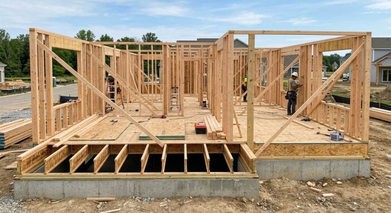 Garage Framing in Kansas City, KS