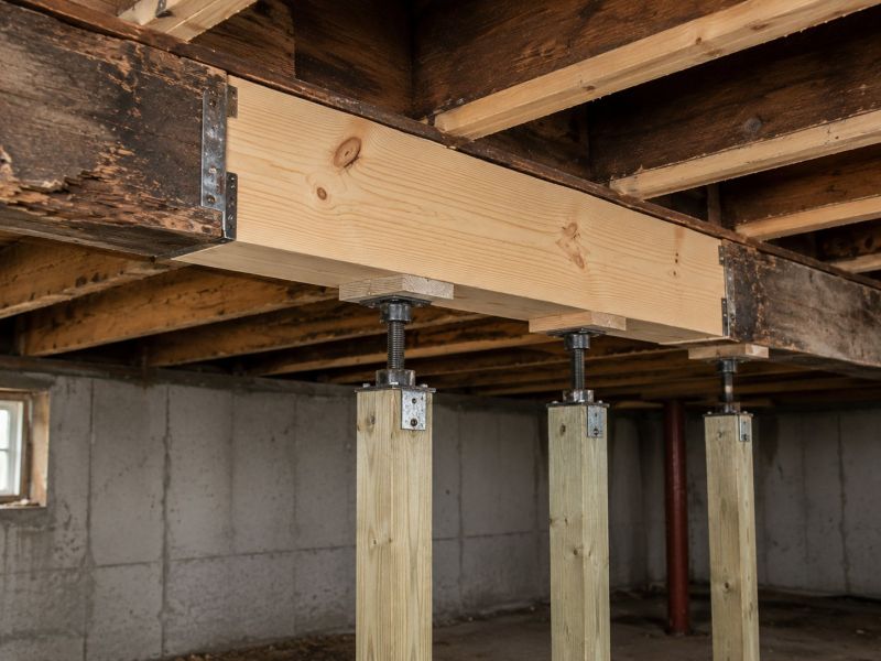 Basement Beam Repair in Conroe, TX