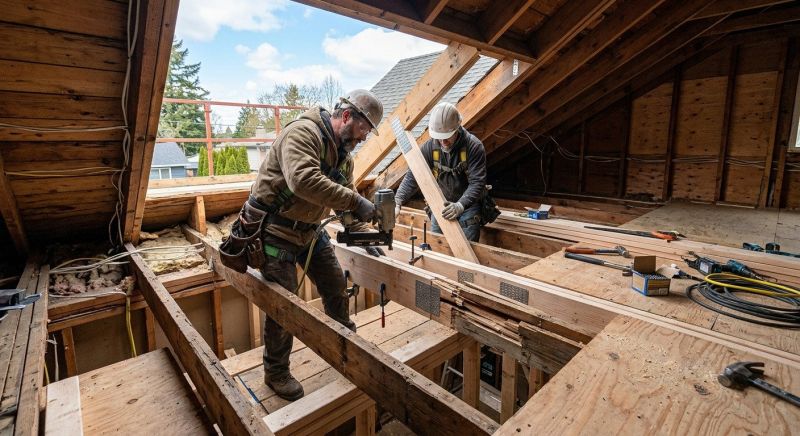 Ceiling Joist Repair in Wilmington, NC