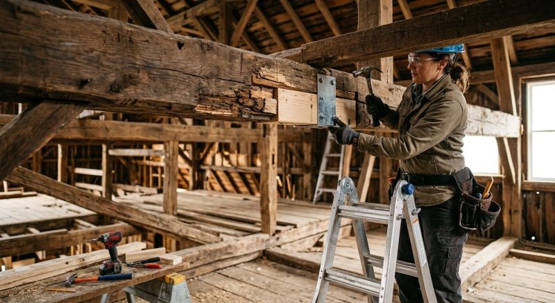 Floor Beam Repair in Wilmington, NC