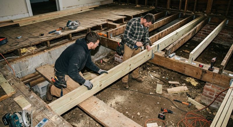 Floor Joists Repair in Kansas City, KS