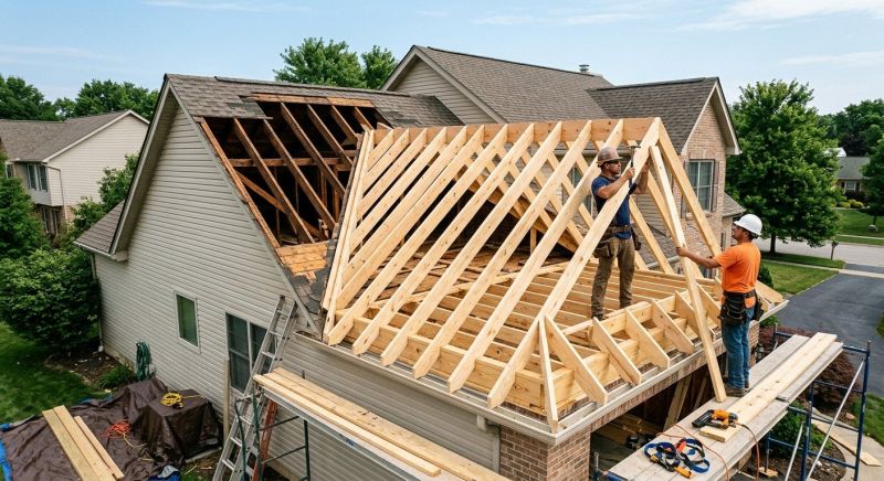 Hip Roof Framing in Conroe, TX