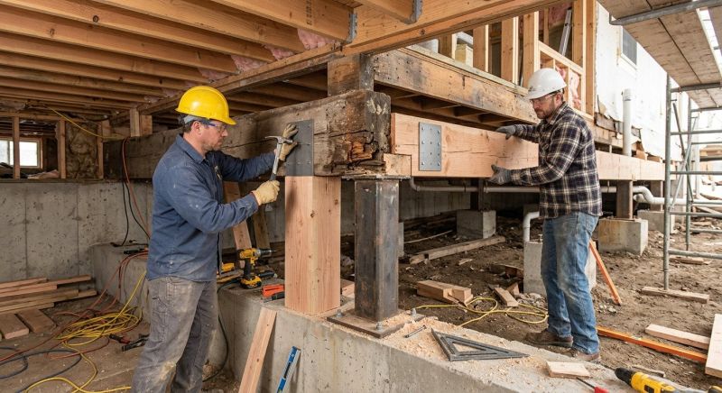 House Beam Repair in Kansas City, KS