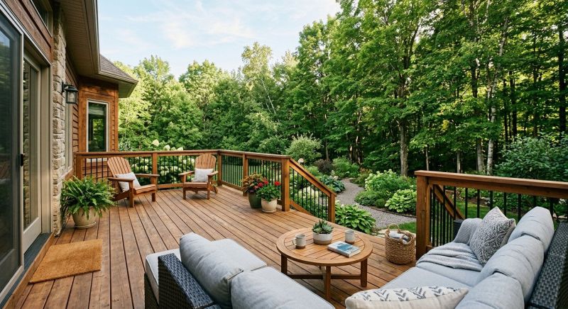 Redwood Deck Installation in Seattle, WA