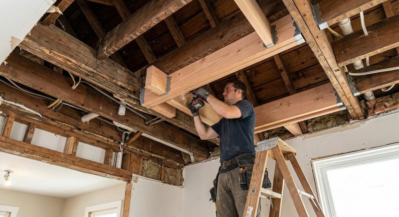 Roof Beam Repair in Wilmington, NC