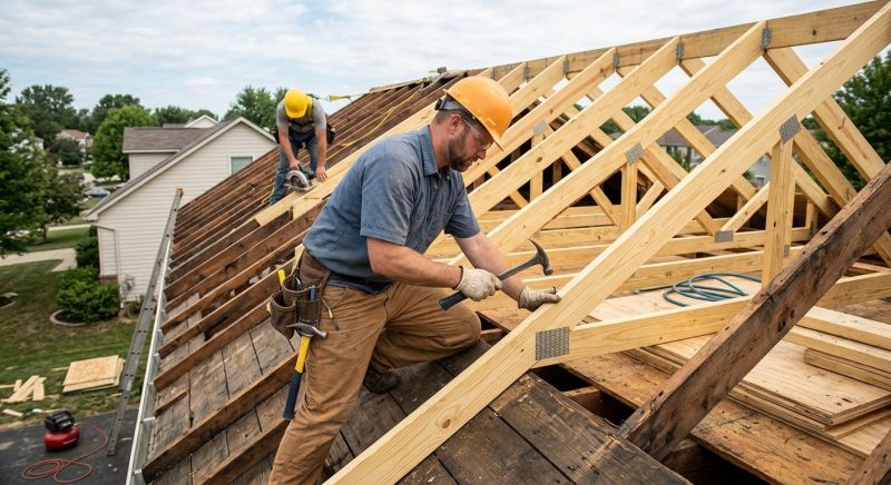 Roof Framing Repair in Kansas City, KS