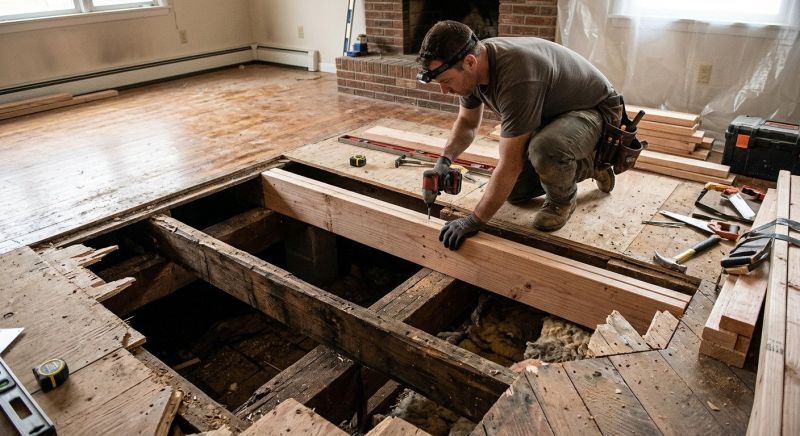 Structural Flooring Repair in Conroe, TX