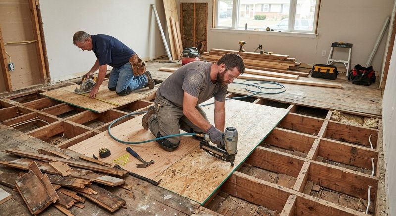 Subfloor Repair in Conroe, TX