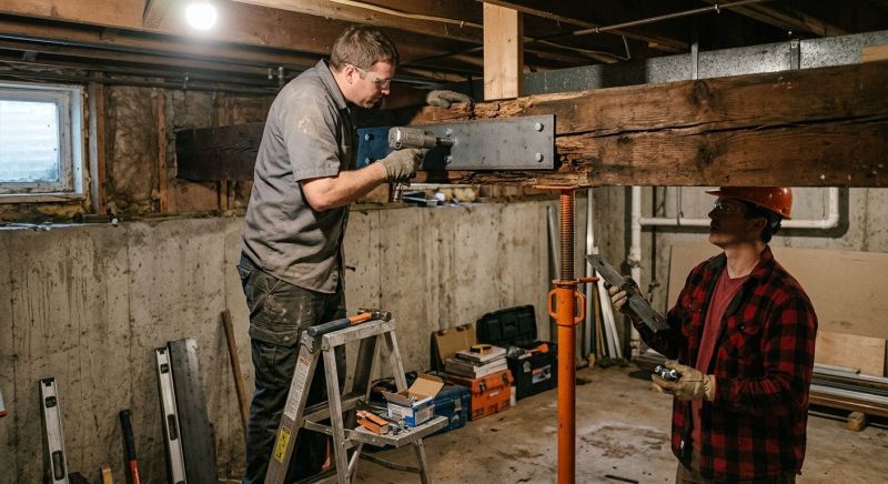 Support Beam Repair in Kansas City, KS