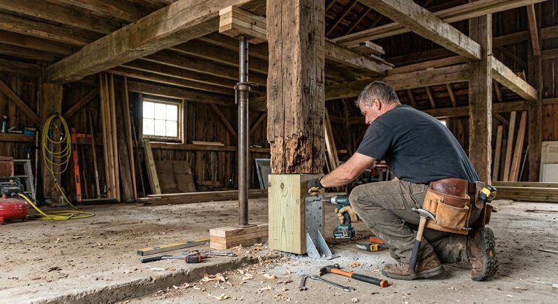 Support Column Replacement in Wilmington, NC